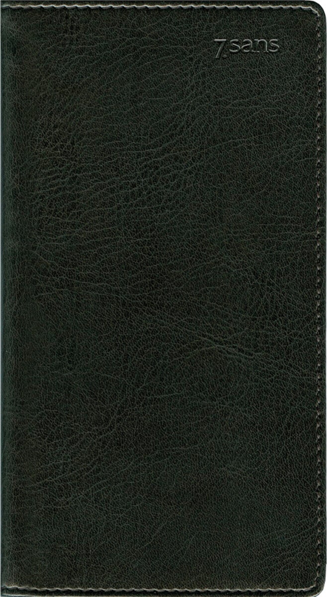 Kalender 2025 7.Sans Datum Refill i Im Omslag Sort