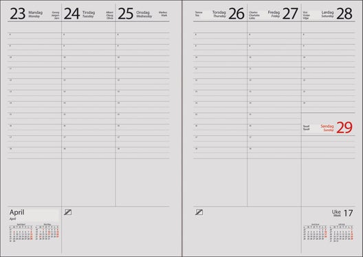 Kalender 2025 7.Sans Novum Innbundet Brun