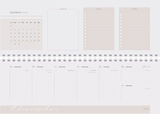 Kalender 2025 7.Sans Luxplan Bordkalender