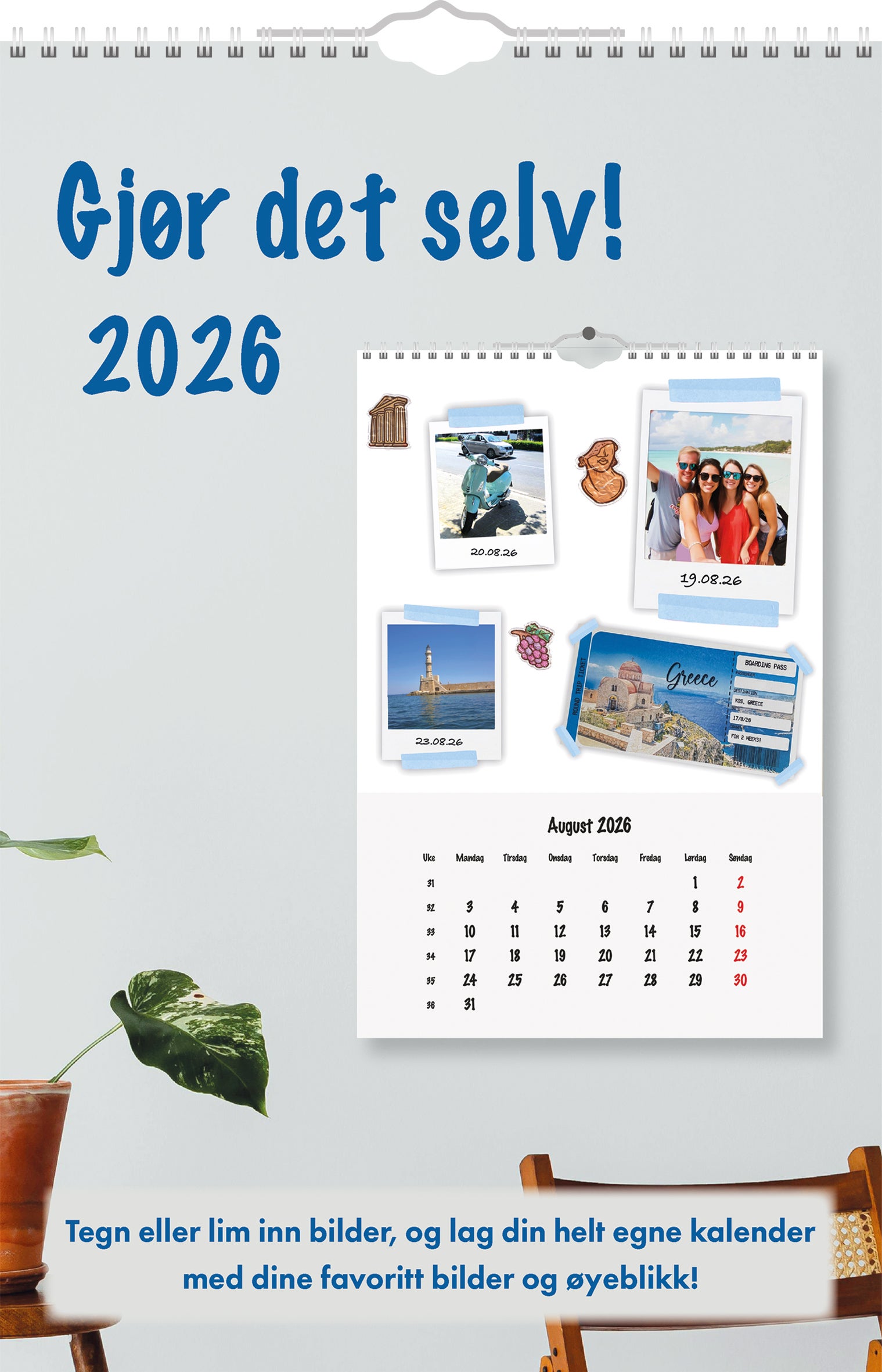 Kalender 2026 Gjør Det Selv