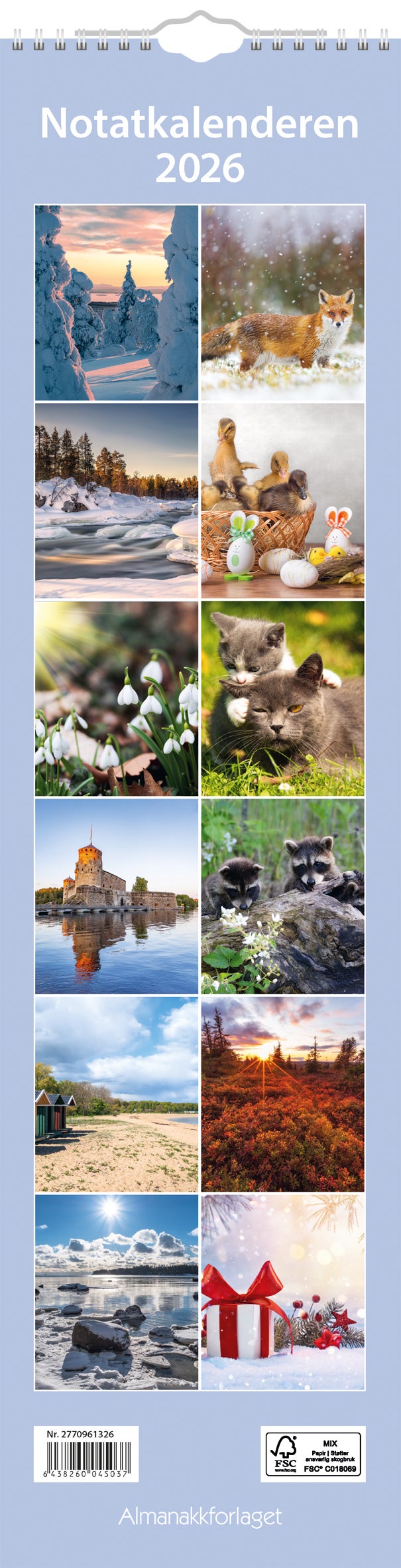 Kalender 2026 Notatkalenderen