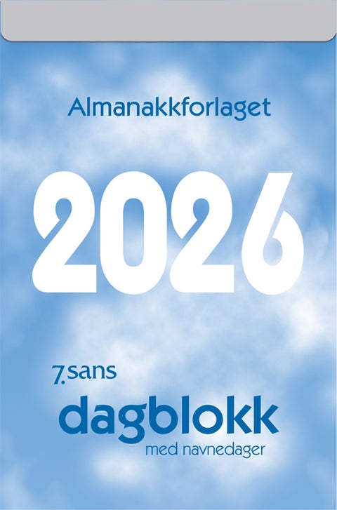 Kalender 2026 7.Sans Dagblokk Stor