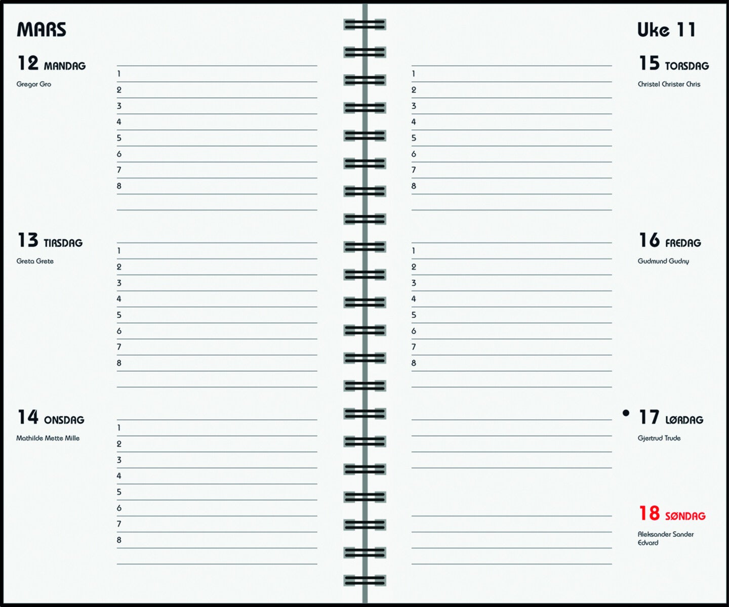 7.sans Kalender 25/26 Student