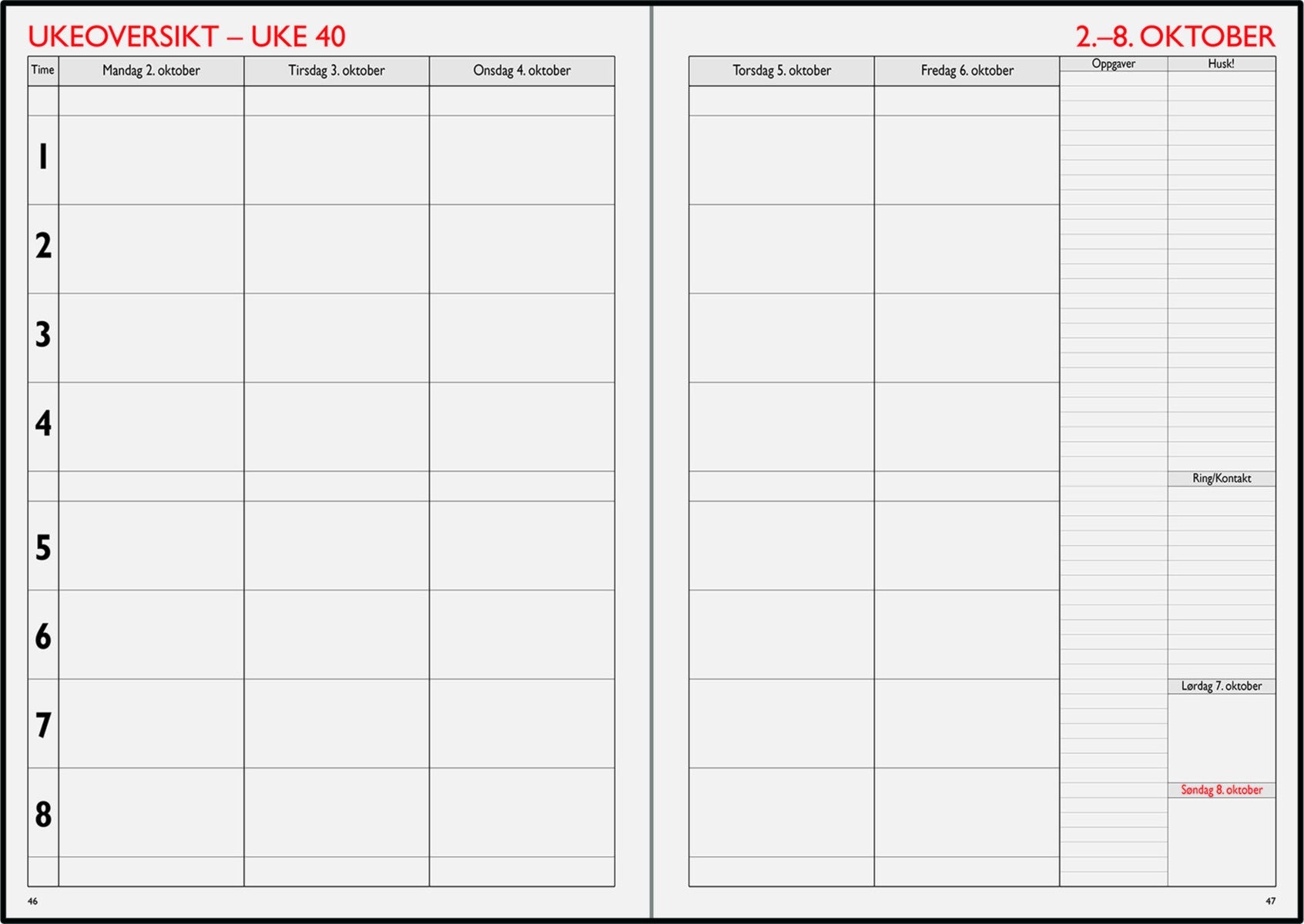 7.sans Kalender 25/26 Læreren VGS Innb.