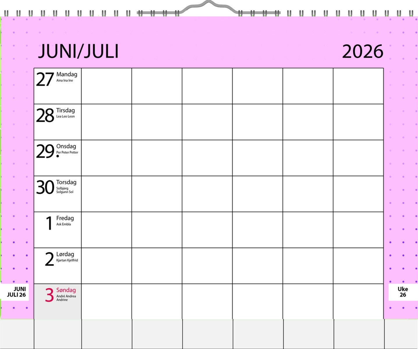 Aktivitetskalender  25/26