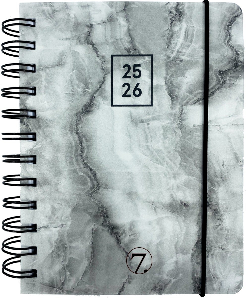 7.sans Dagplan 25/26 Grey Marble A6