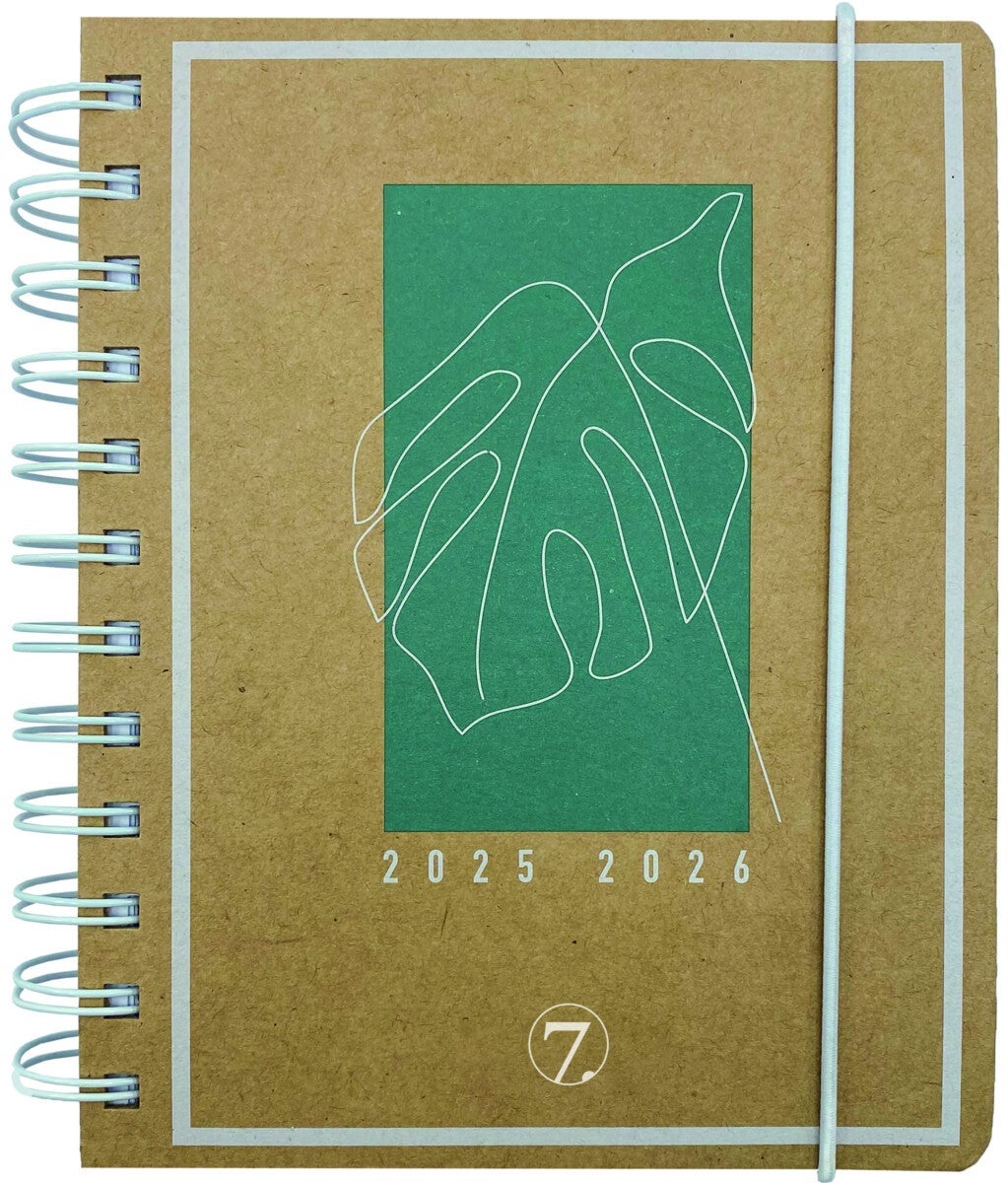 7.sans Dagplan 25/26 Jungle Leaf A6
