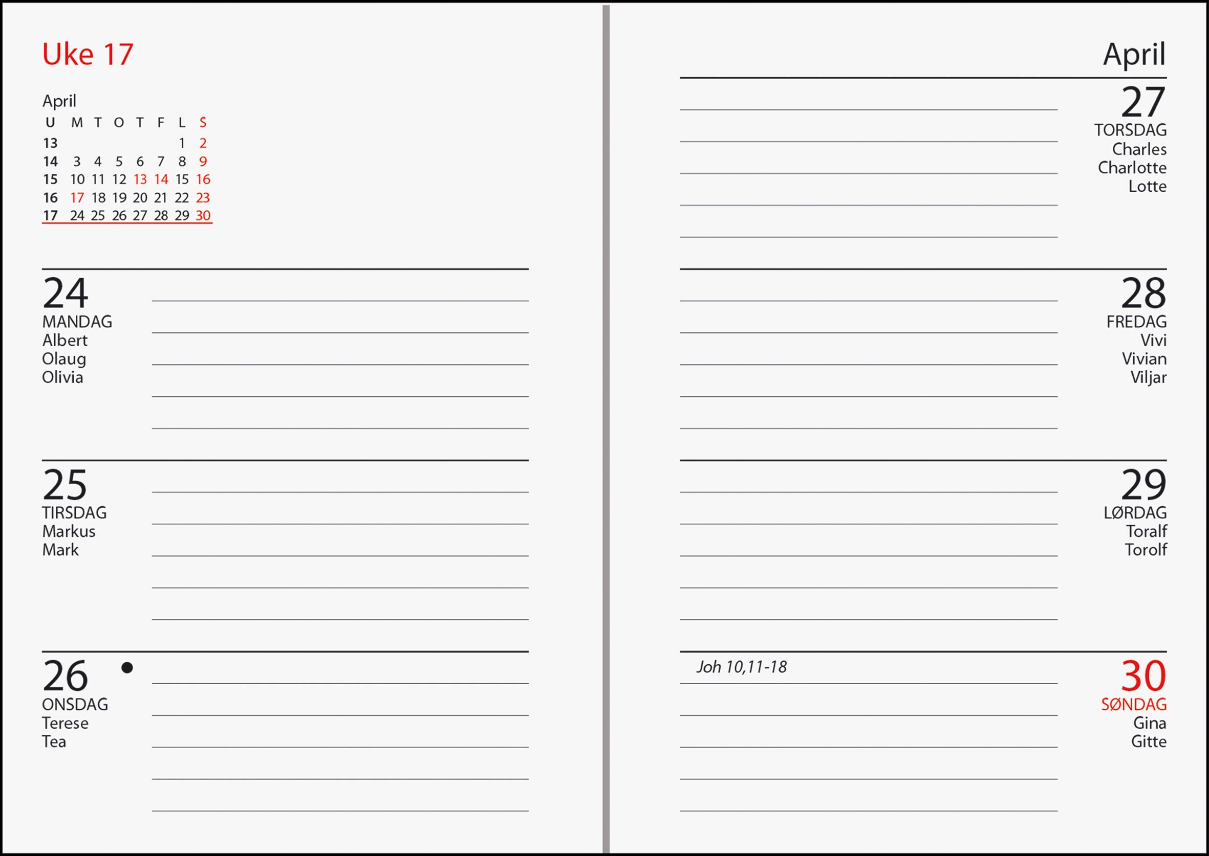 Kalender 2026 7.Sans Primo Trend Ib