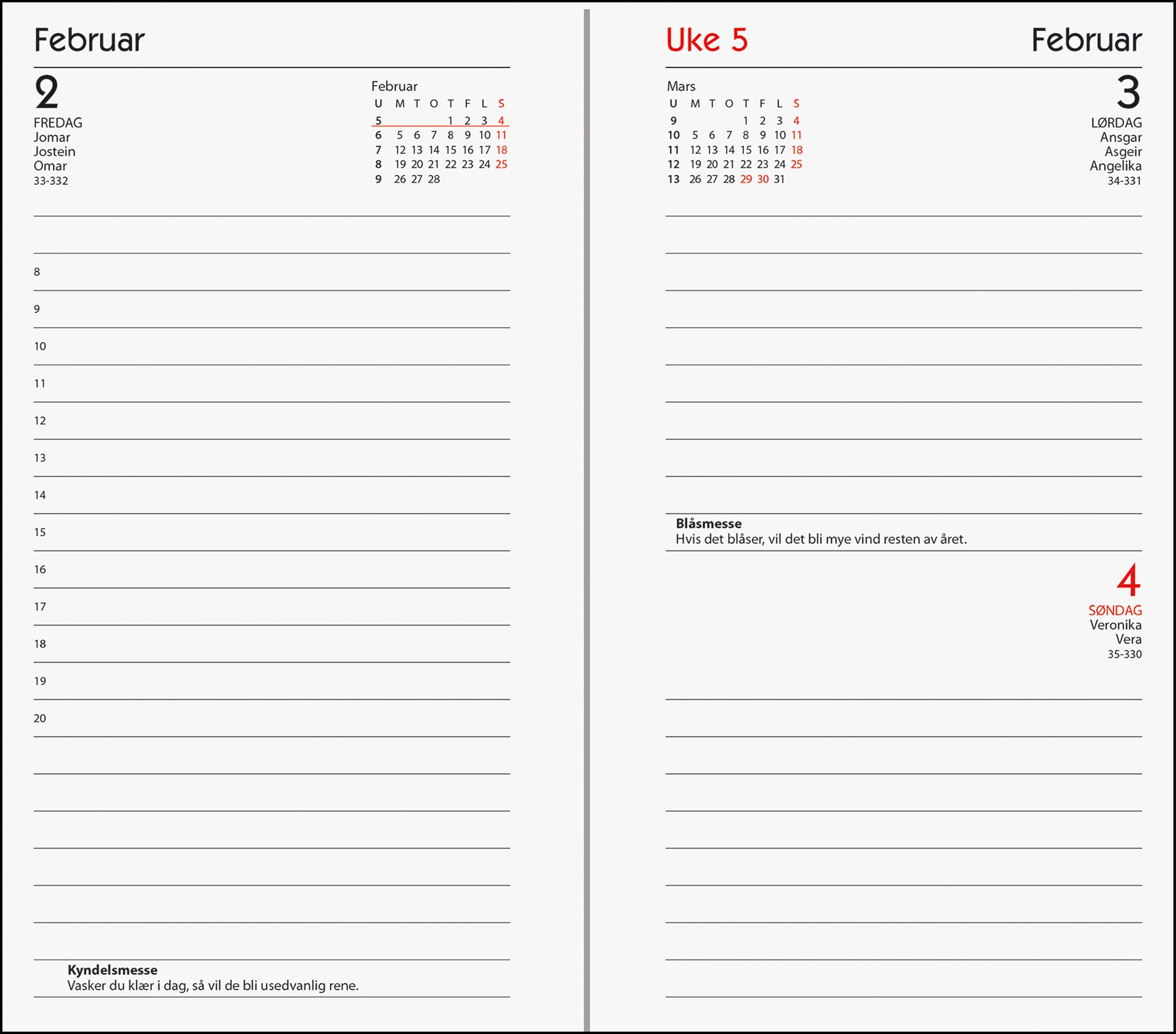 Kalender 2026 7.Sans Agenda Trend Ib