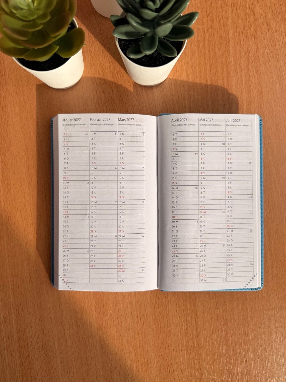 Kalender 2026 7.Sans Agenda Trend Ib