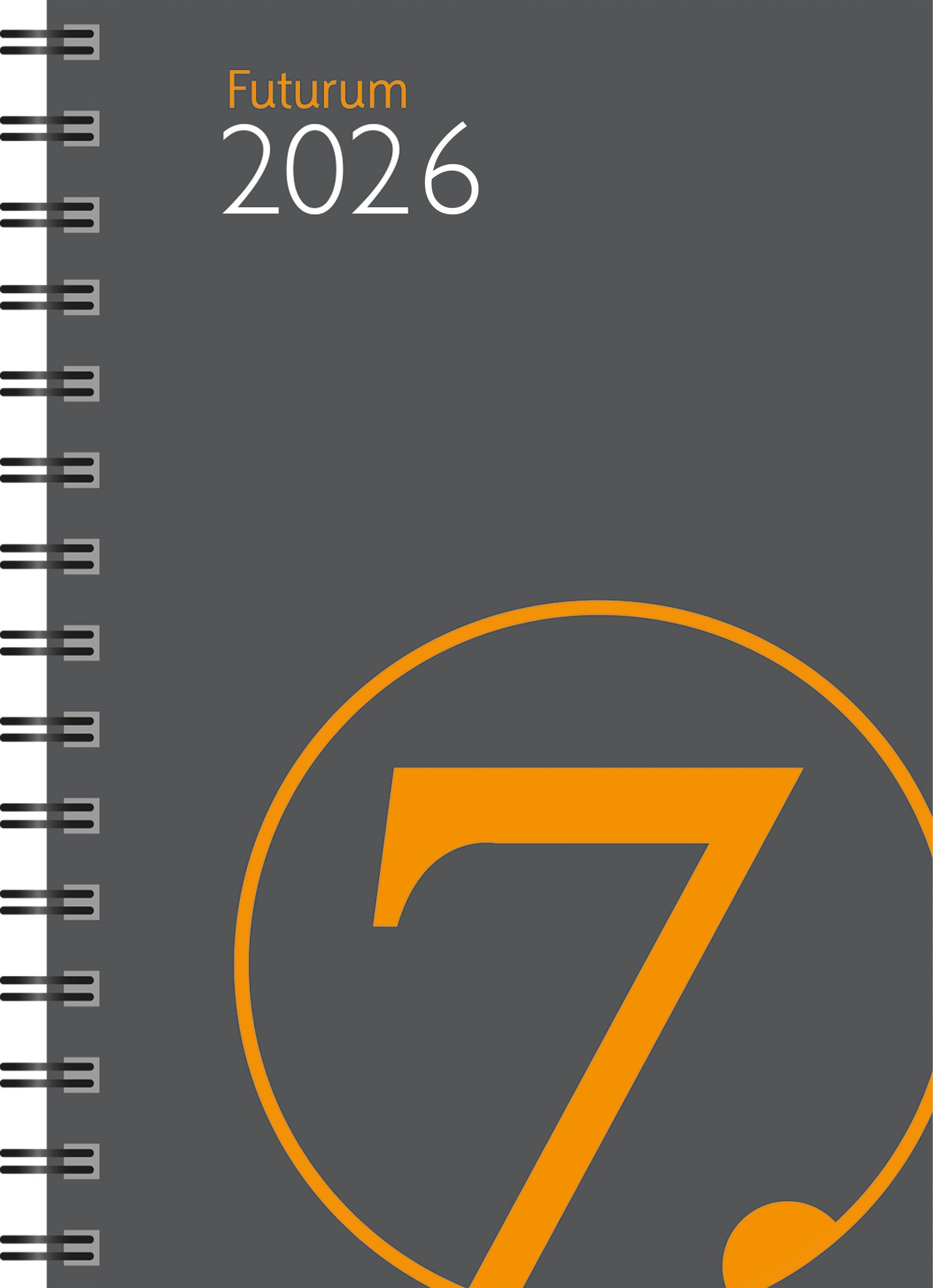 Kalender 2026 7.Sans Futurum Refill Grå