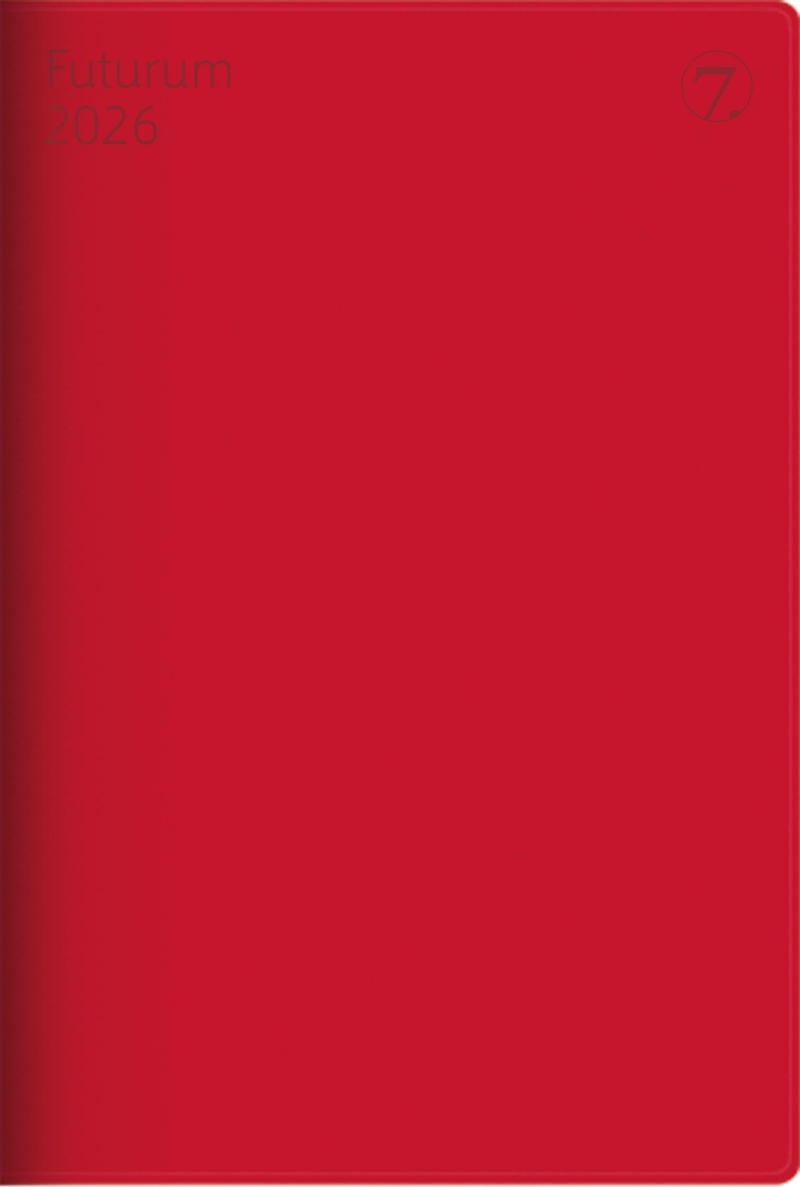Kalender 2026 7.Sans Futurum Rød