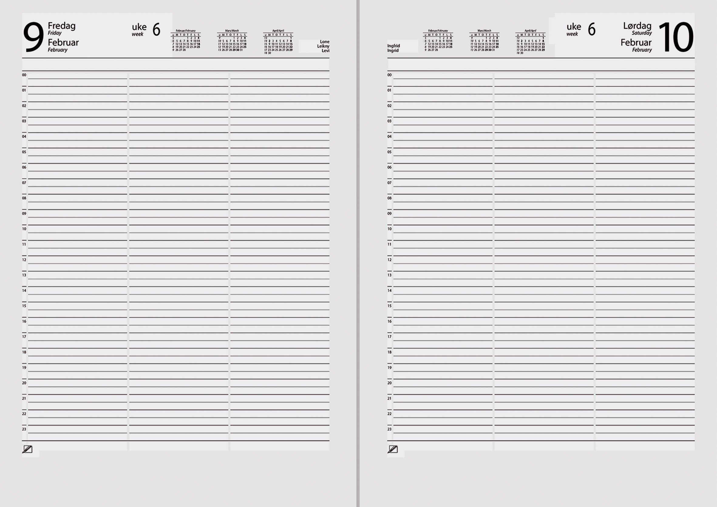 Kalender 2026 7.Sans Natt & Dag innbundet