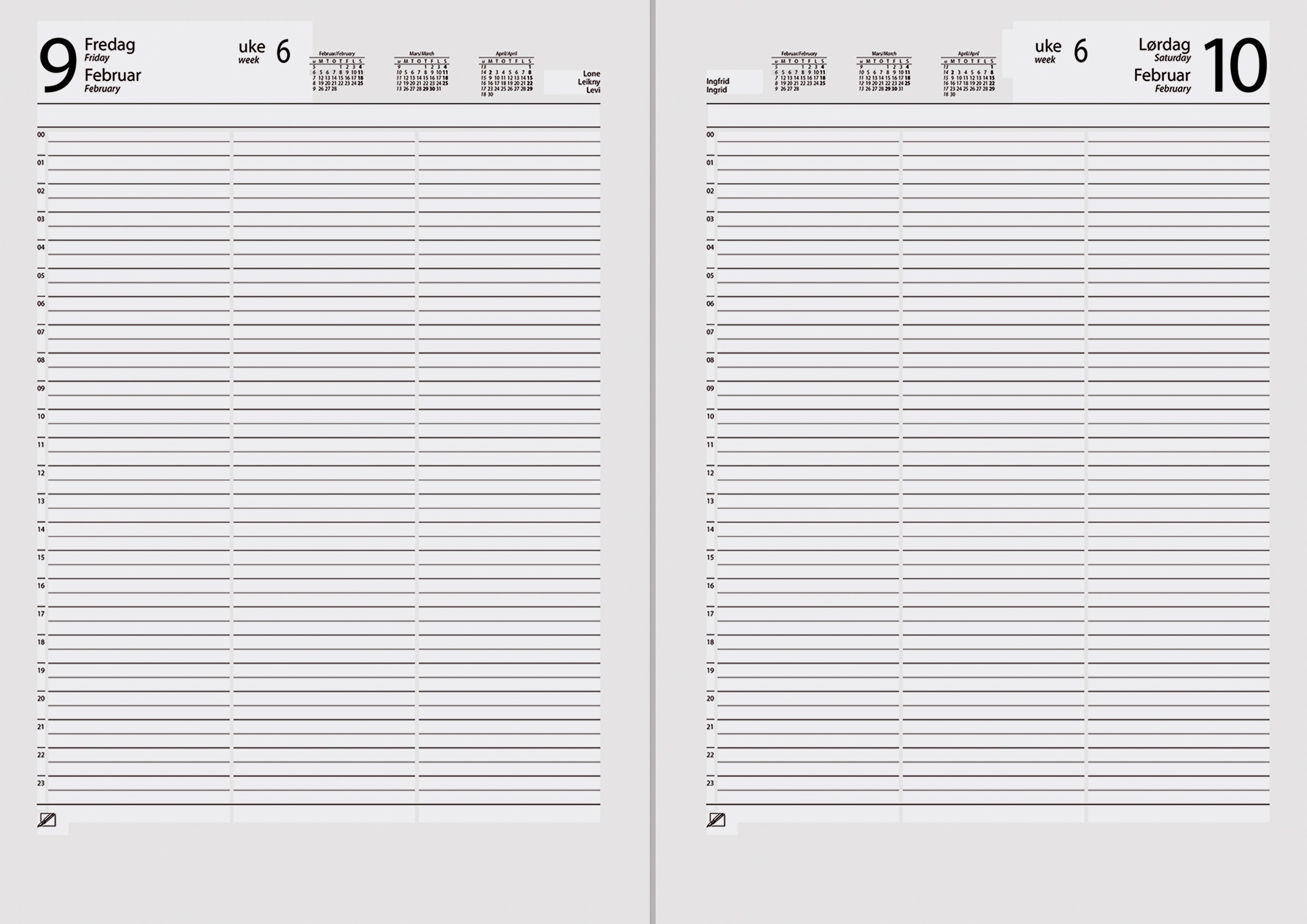 Kalender 2026 7.Sans Natt & Dag spiralisert
