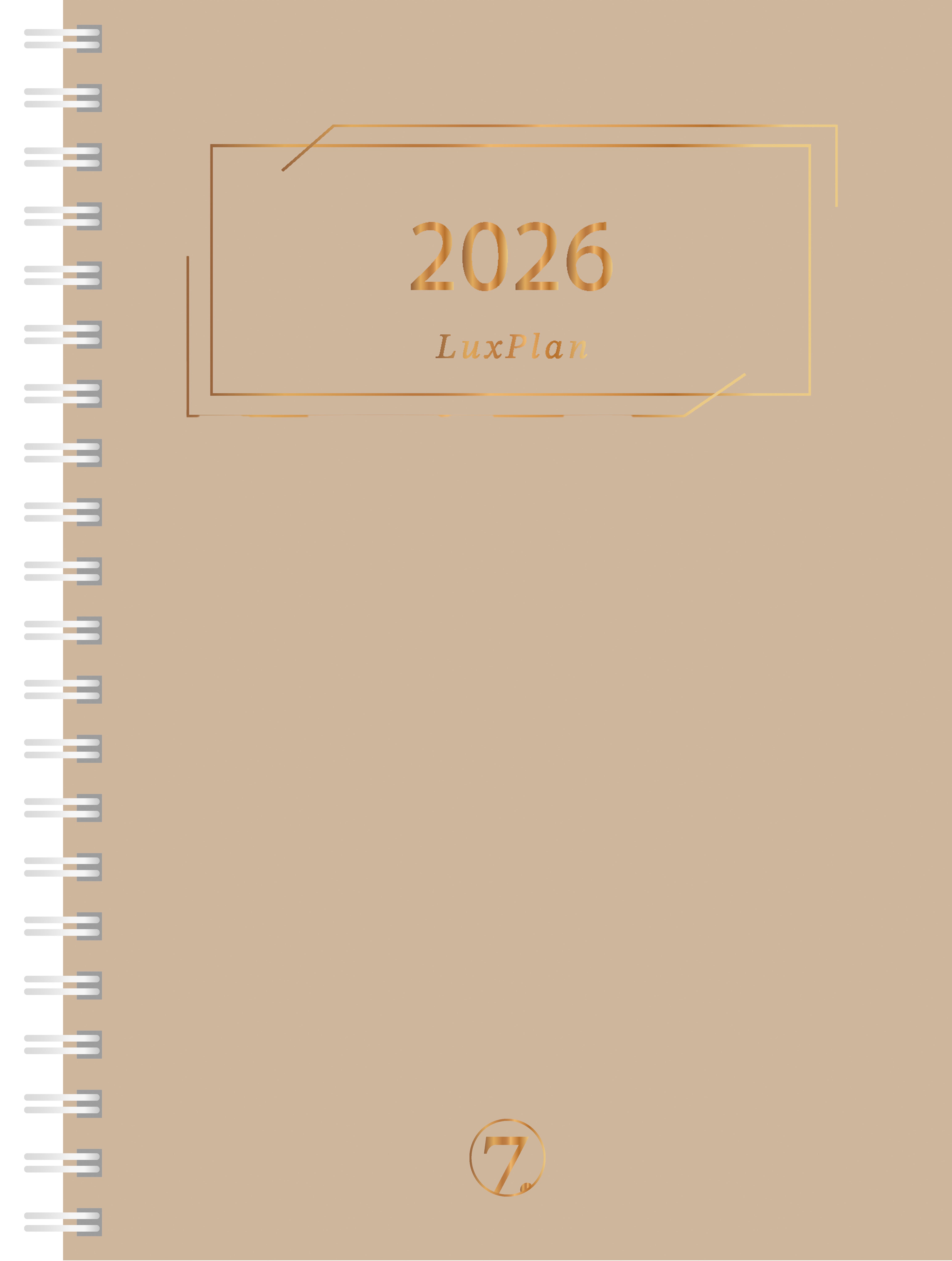 Kalender 2026 7.Sans Luxplan A5