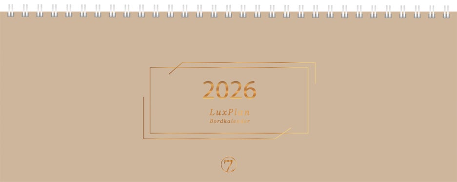 Kalender 2026 7.Sans Luxplan Bordkalender