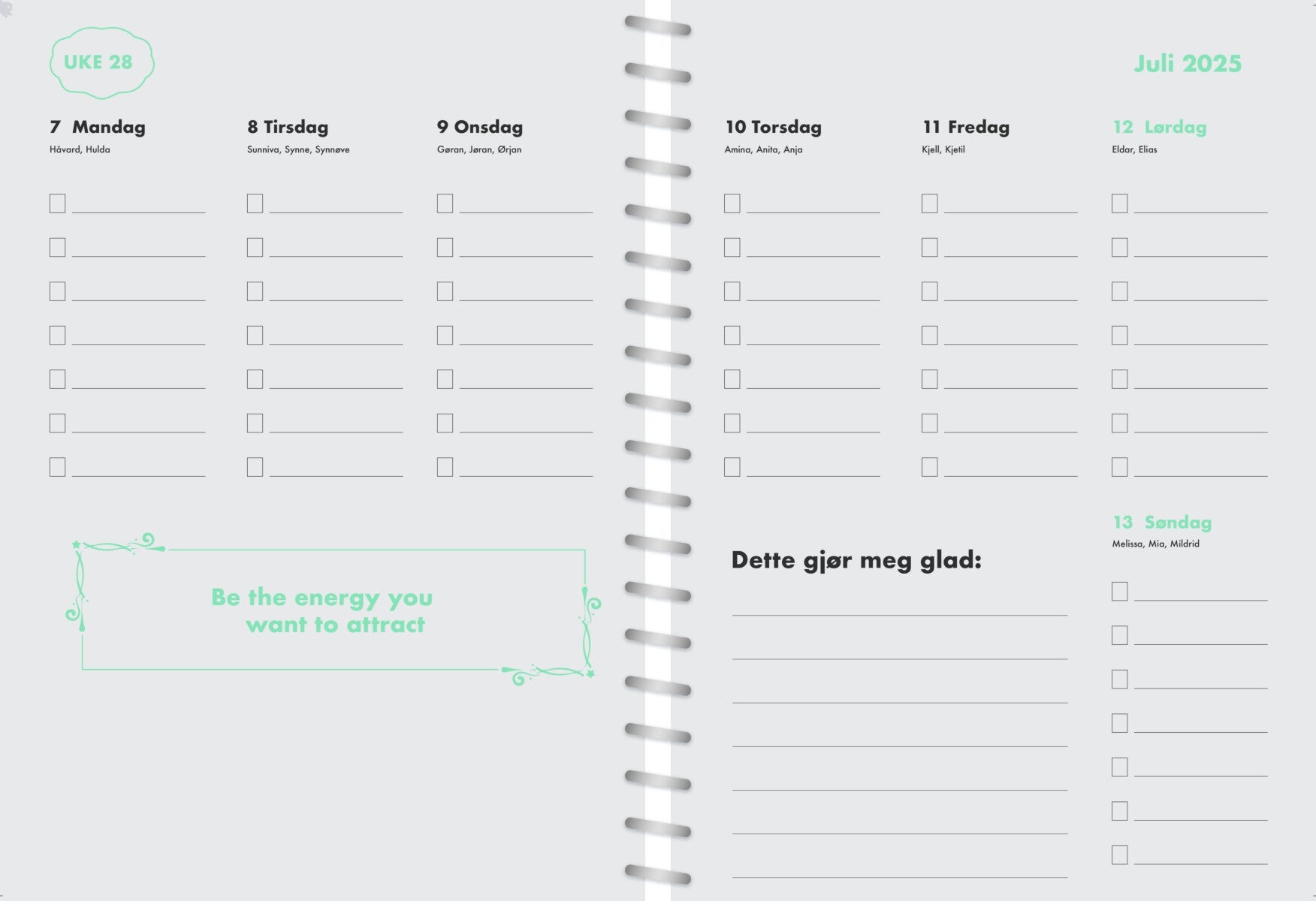 7.sans Kalender 25/26 Inspirasjon Stud