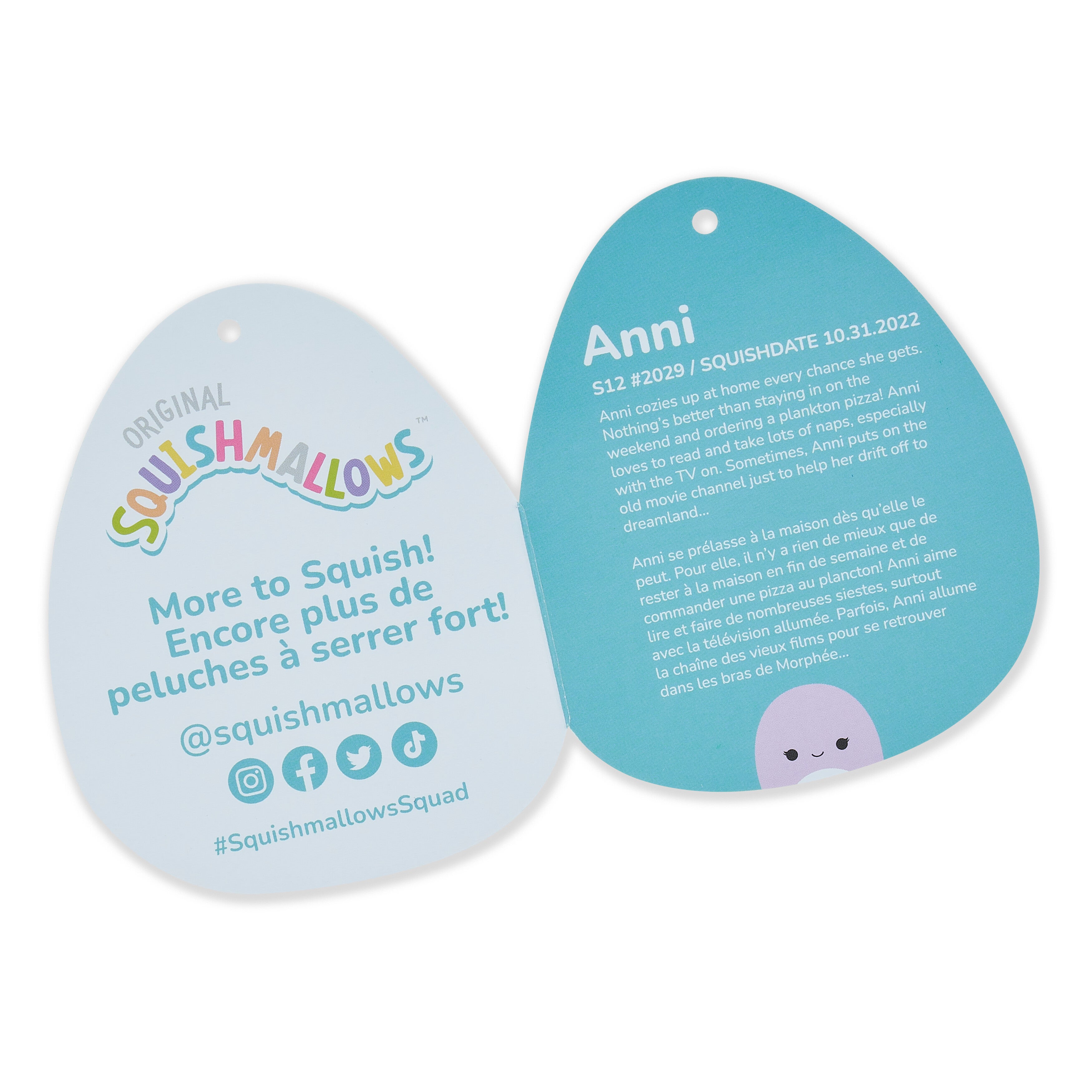 Squishmallows 30 cm anni manet p16