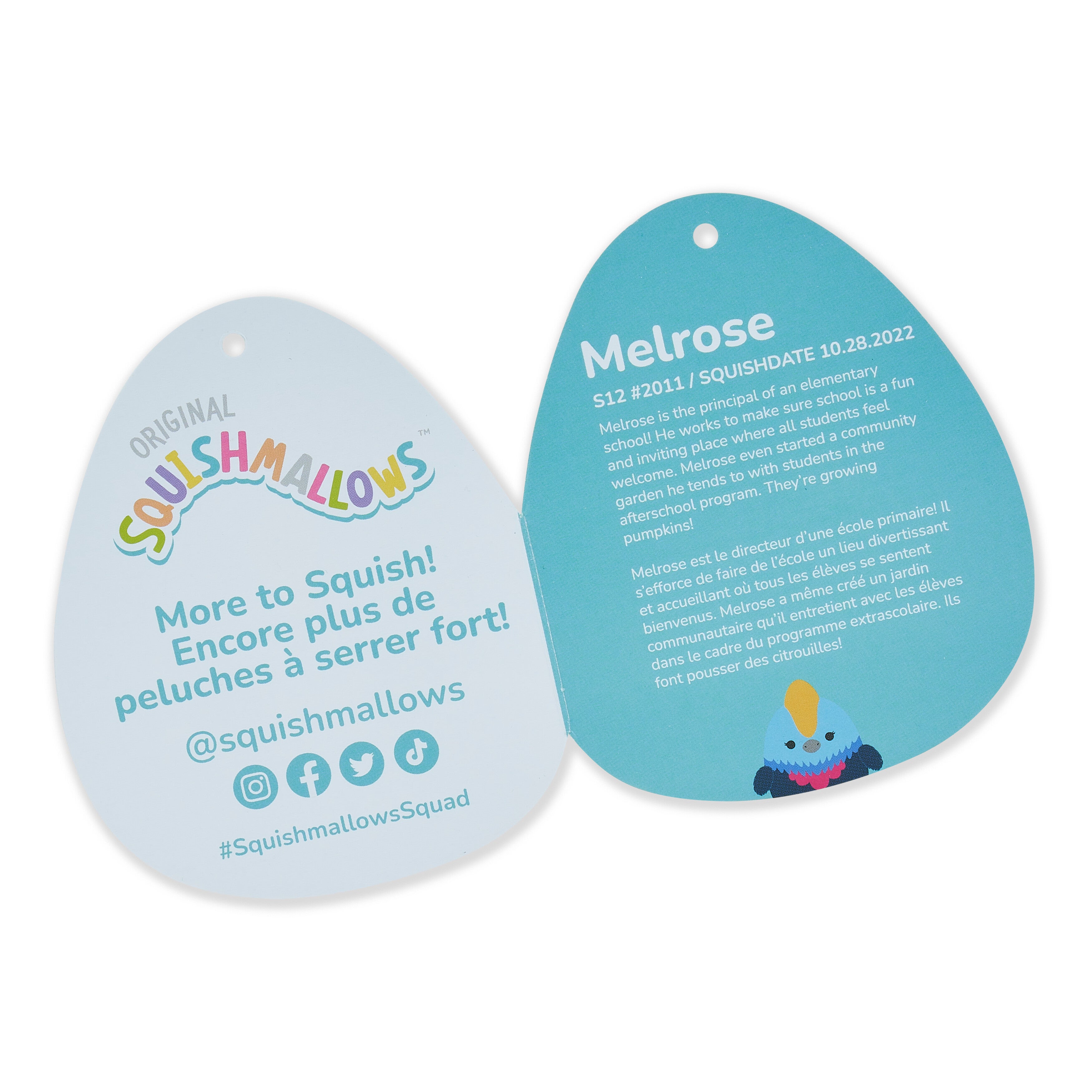 Squishmallows 30 cm melrose kasuar p16