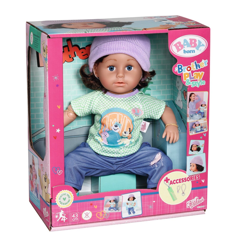 Baby Born Brother Style Play 43cm