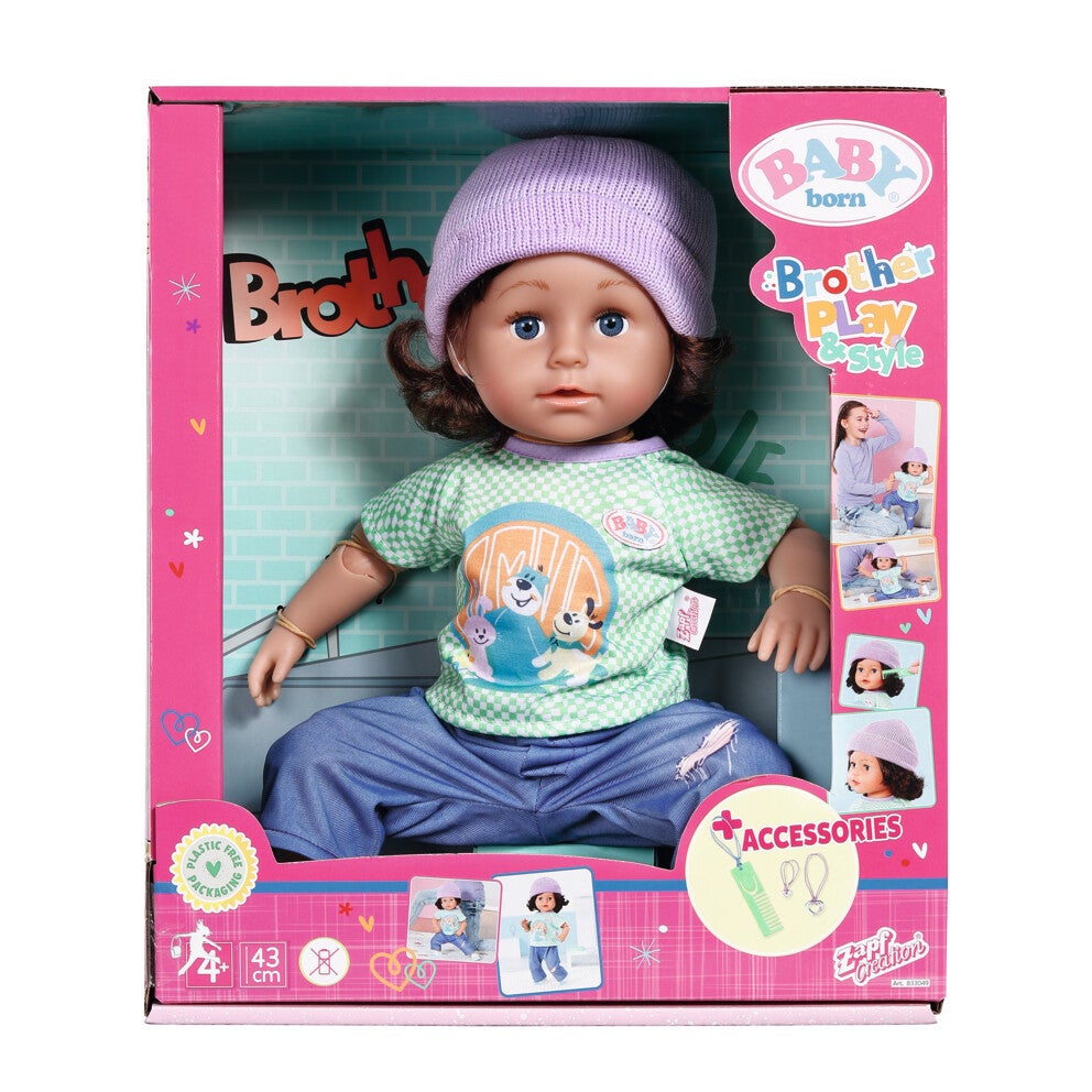 Baby Born Brother Style Play 43cm