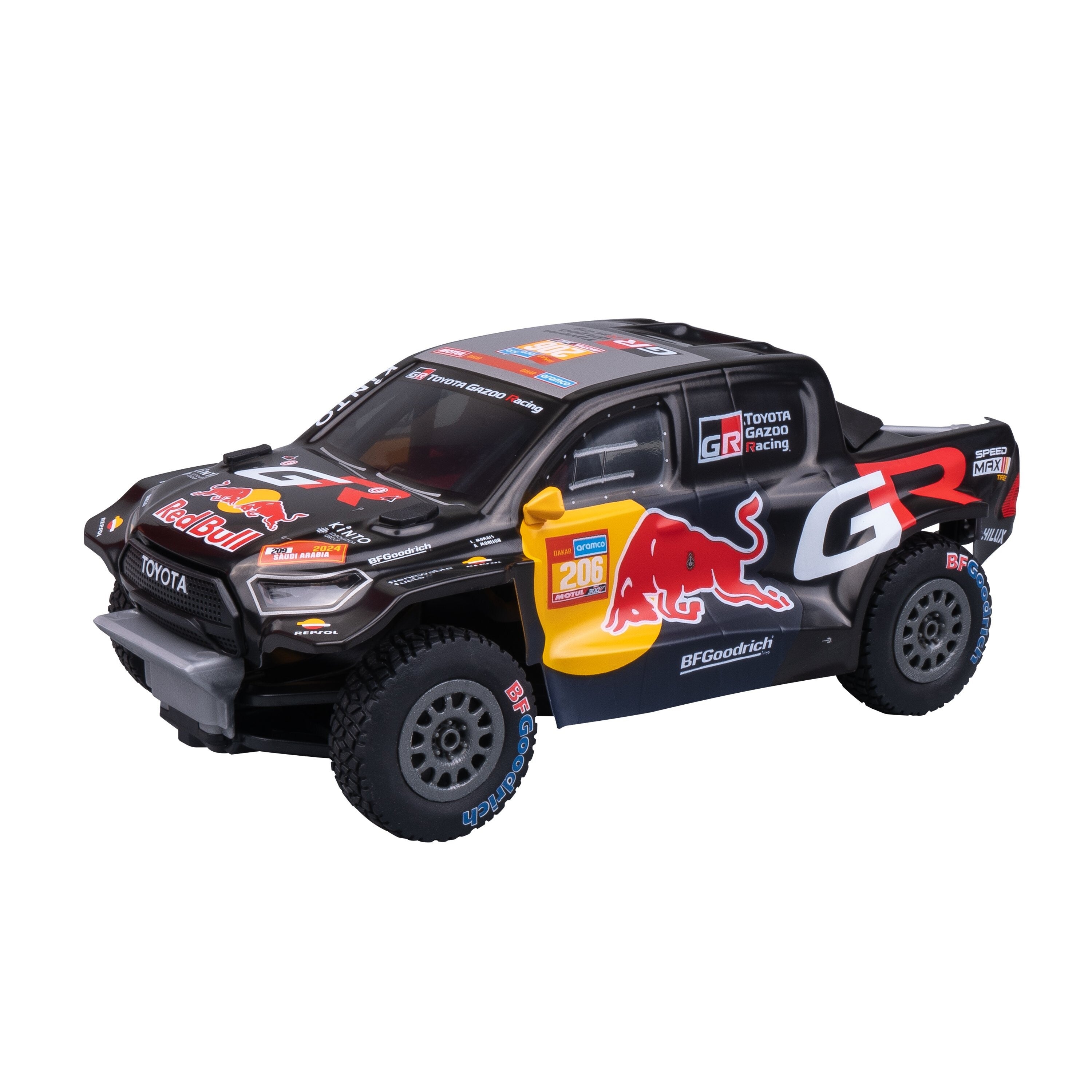 Nikko Toyota Gazoo Racing Dakar 2024 Moraes 1:18 RC m/lys