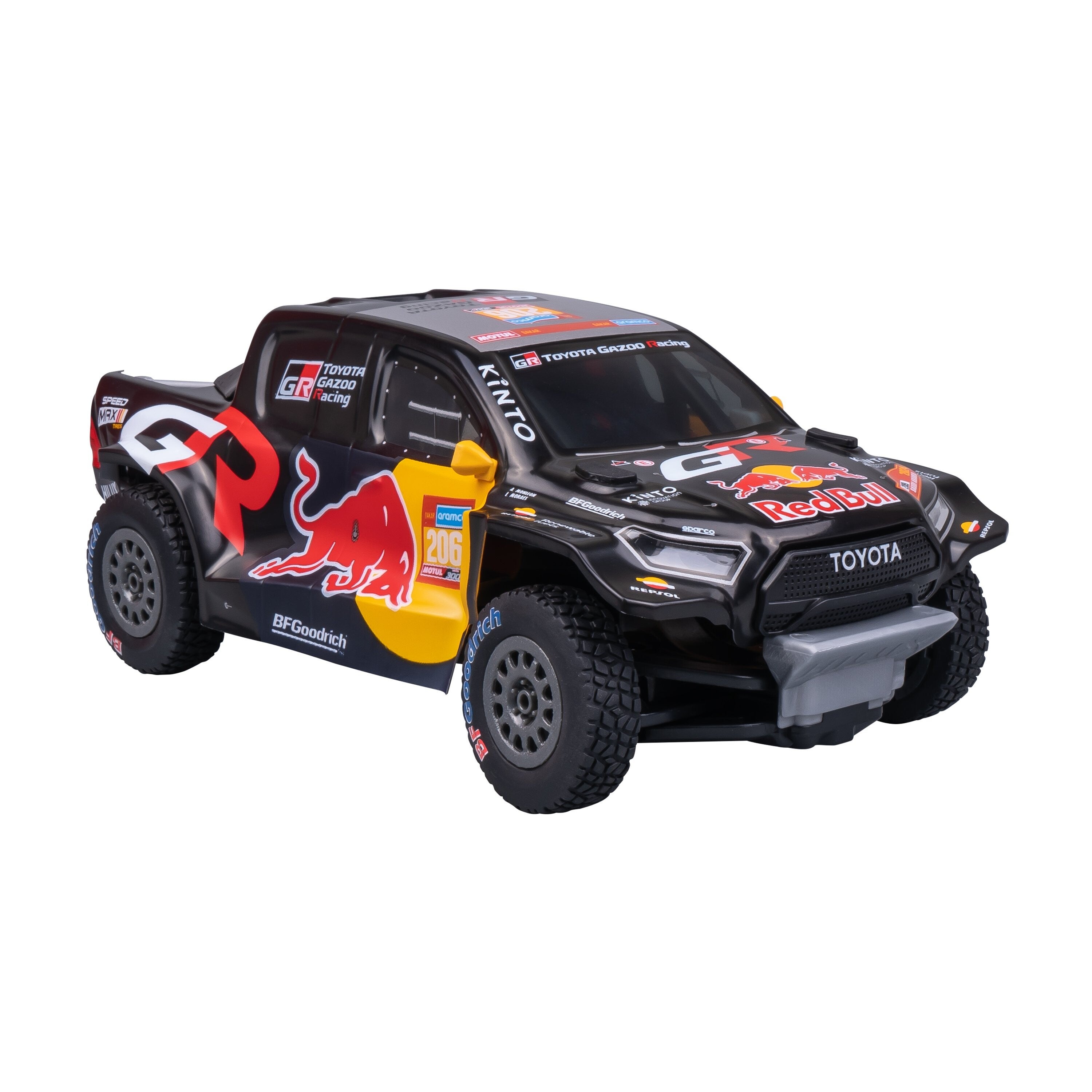 Nikko Toyota Gazoo Racing Dakar 2024 Moraes 1:18 RC m/lys