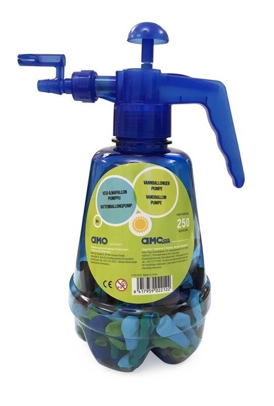 Vannballonger med pumpe 250 stk