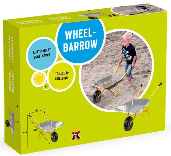 Trillebår sølvfarget