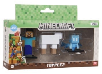 Minecraft 3D Toppeez 3 Pack