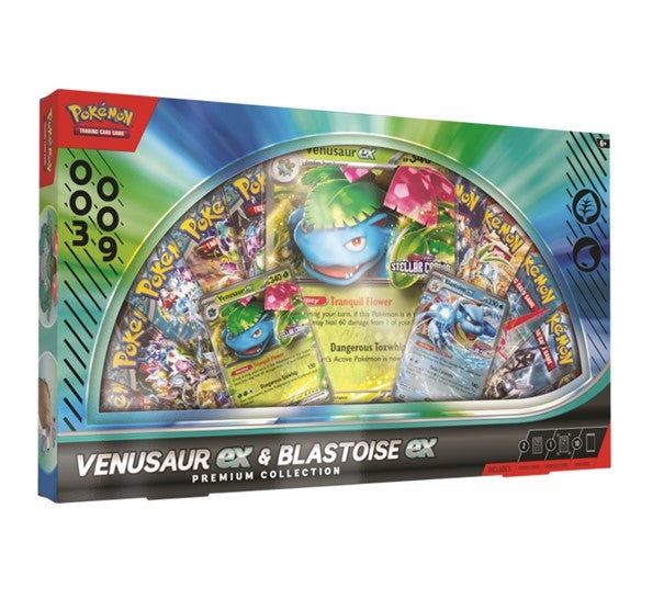 Pokemon Ex Prem Coll Blastoise Venusaur