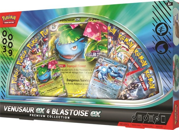 Pokemon Ex Prem Coll Blastoise Venusaur