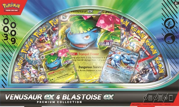 Pokemon Ex Prem Coll Blastoise Venusaur