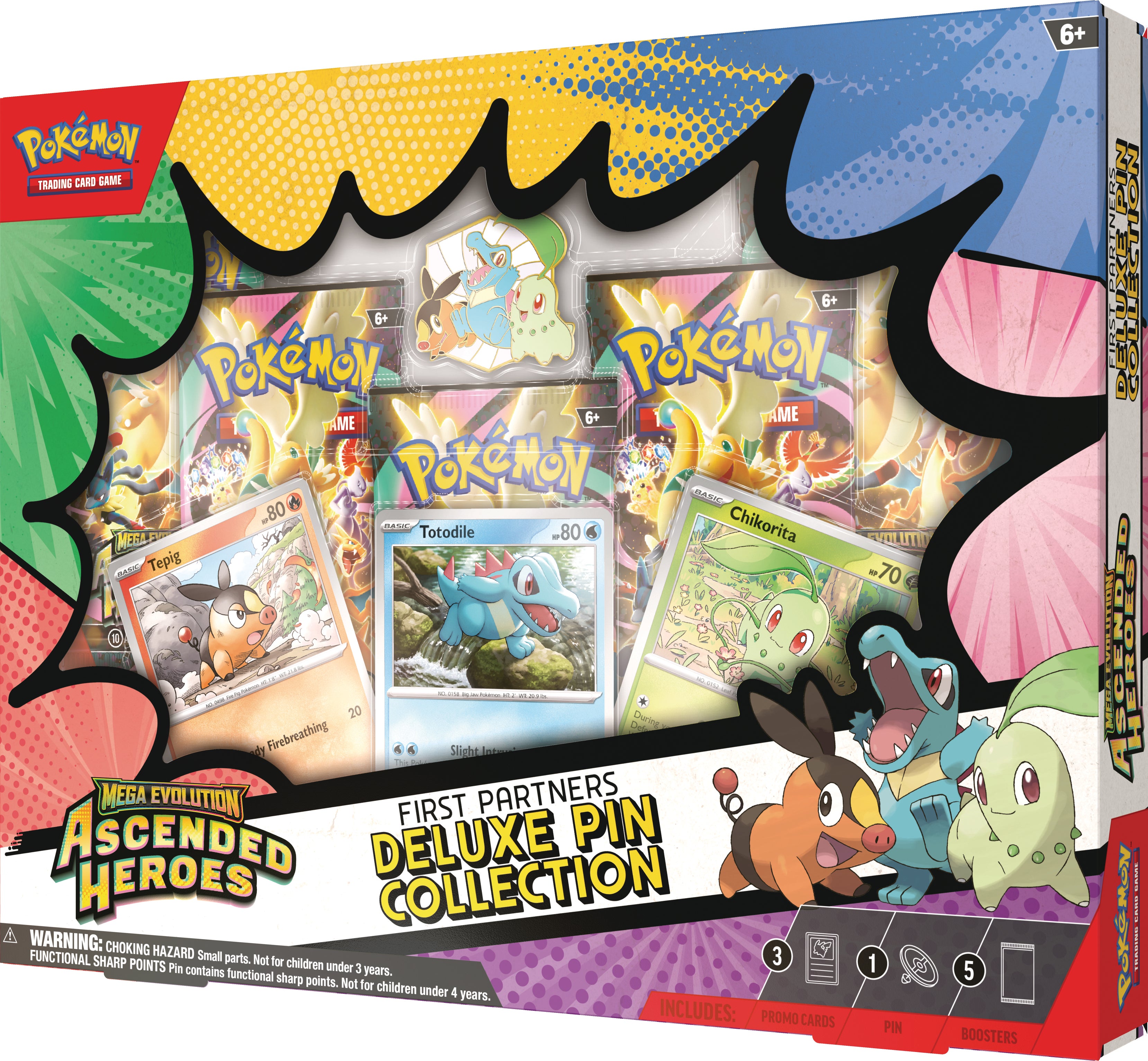 Pokemon Mega Evolution 2.5 Ascended Heroes Deluxe pin collection