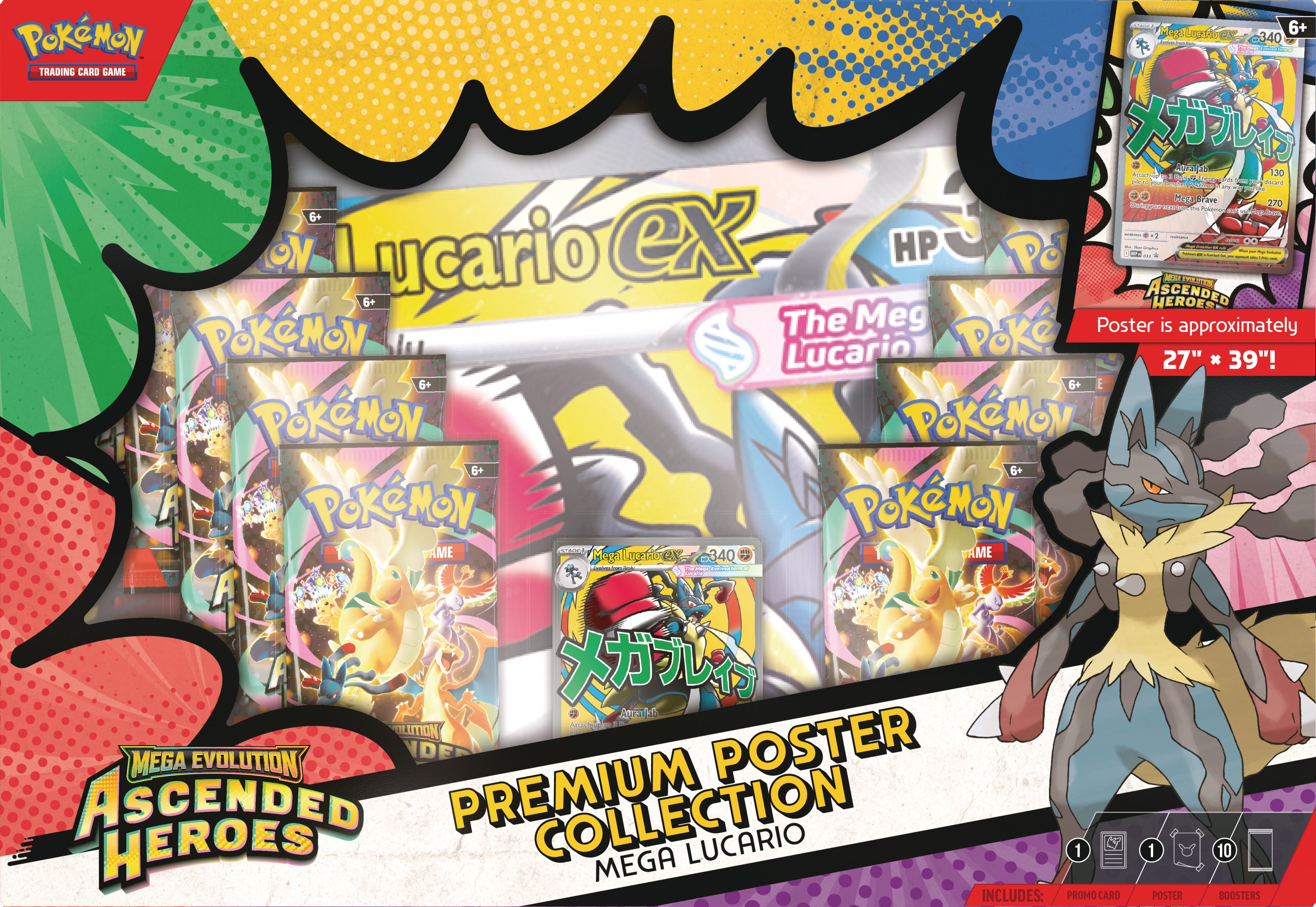Pokemon Mega Evolution 2.5 Ascended Heroes Premium poster collection