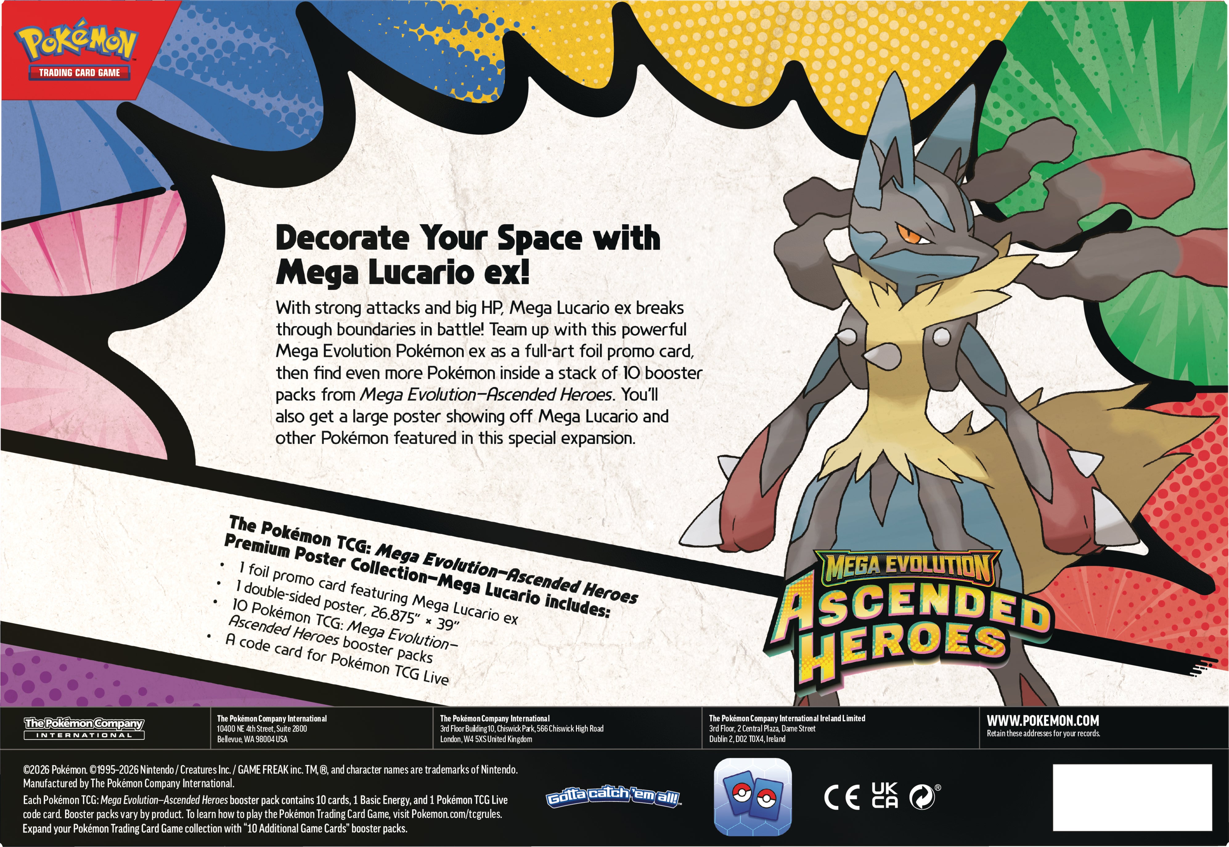 Pokemon Mega Evolution 2.5 Ascended Heroes Premium poster collection