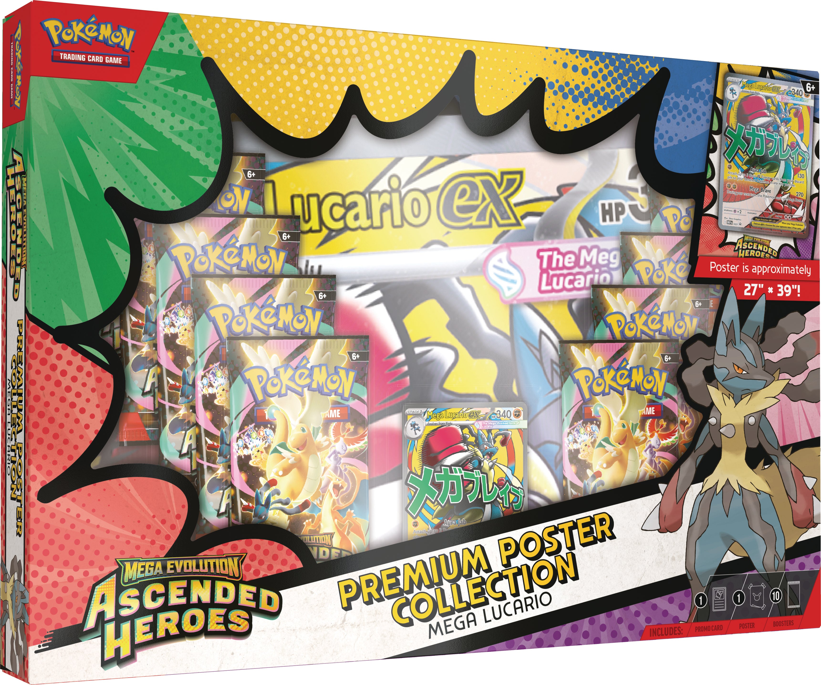 Pokemon Mega Evolution 2.5 Ascended Heroes Premium poster collection
