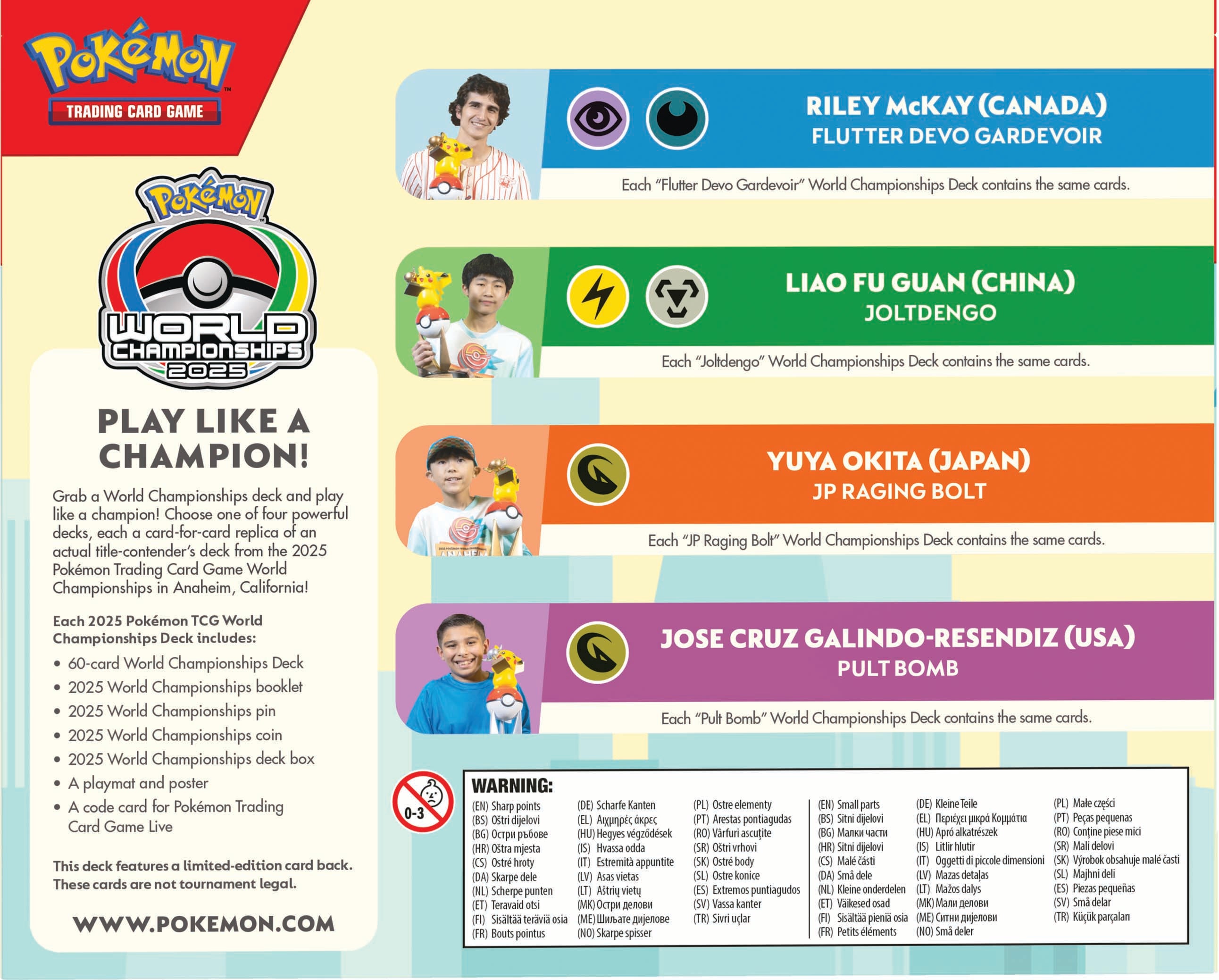 Pokemon World Championship Deck 4