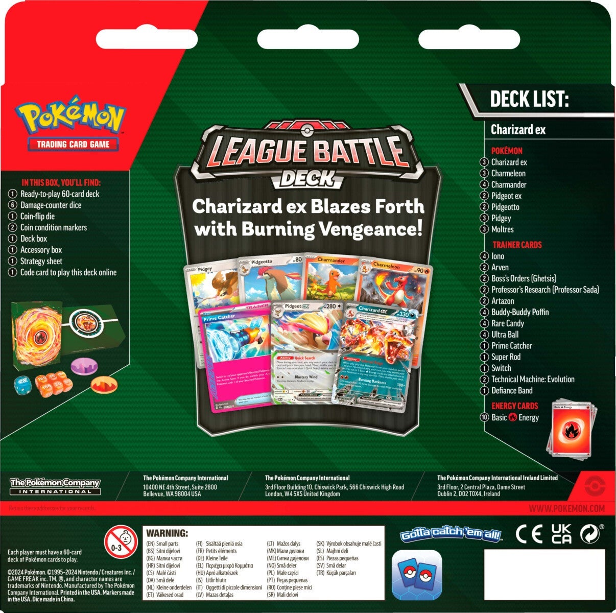 Pokemon League Battle Deck
