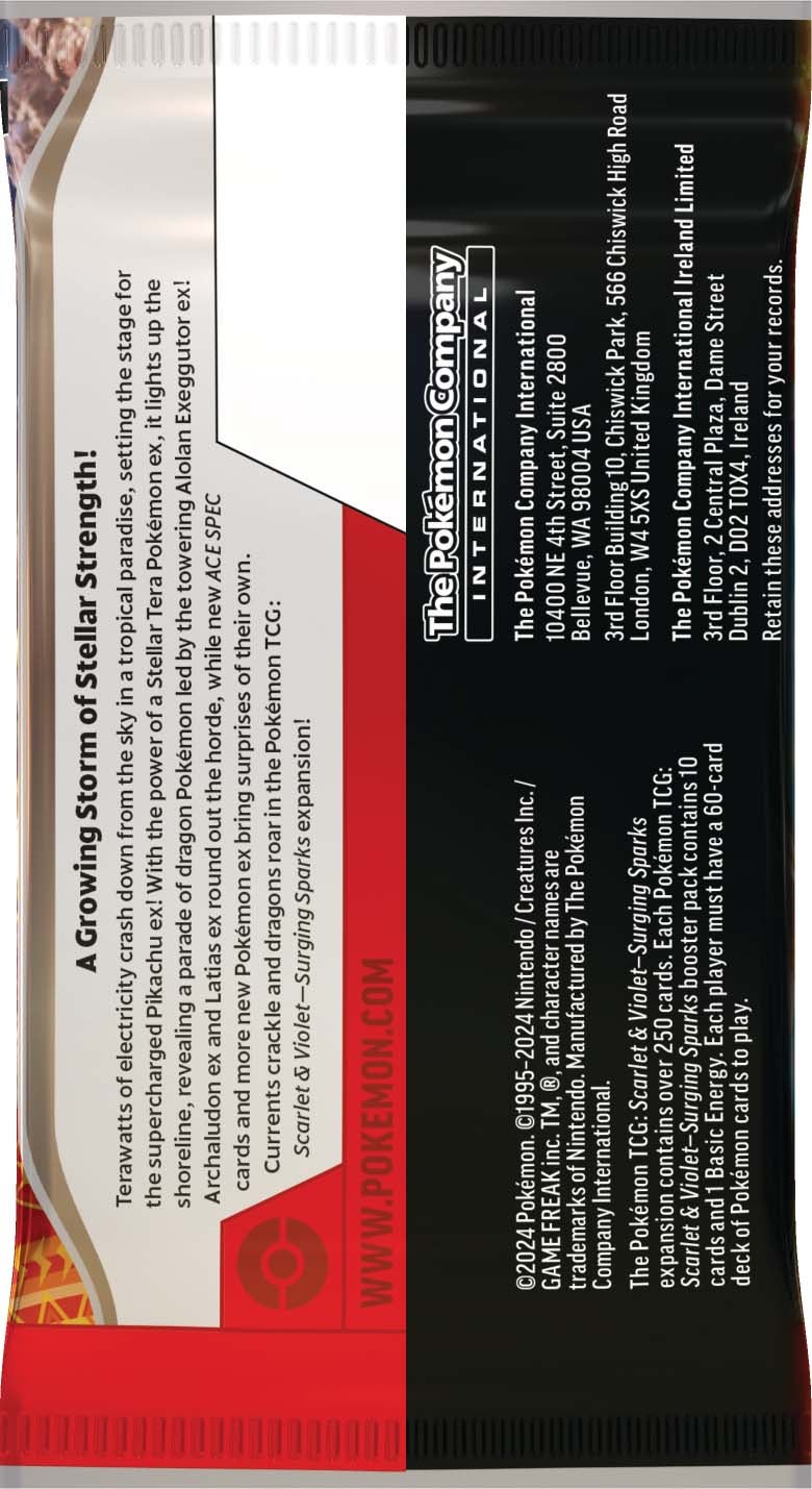 Pokemon SV8 Surging Sparks Booster
