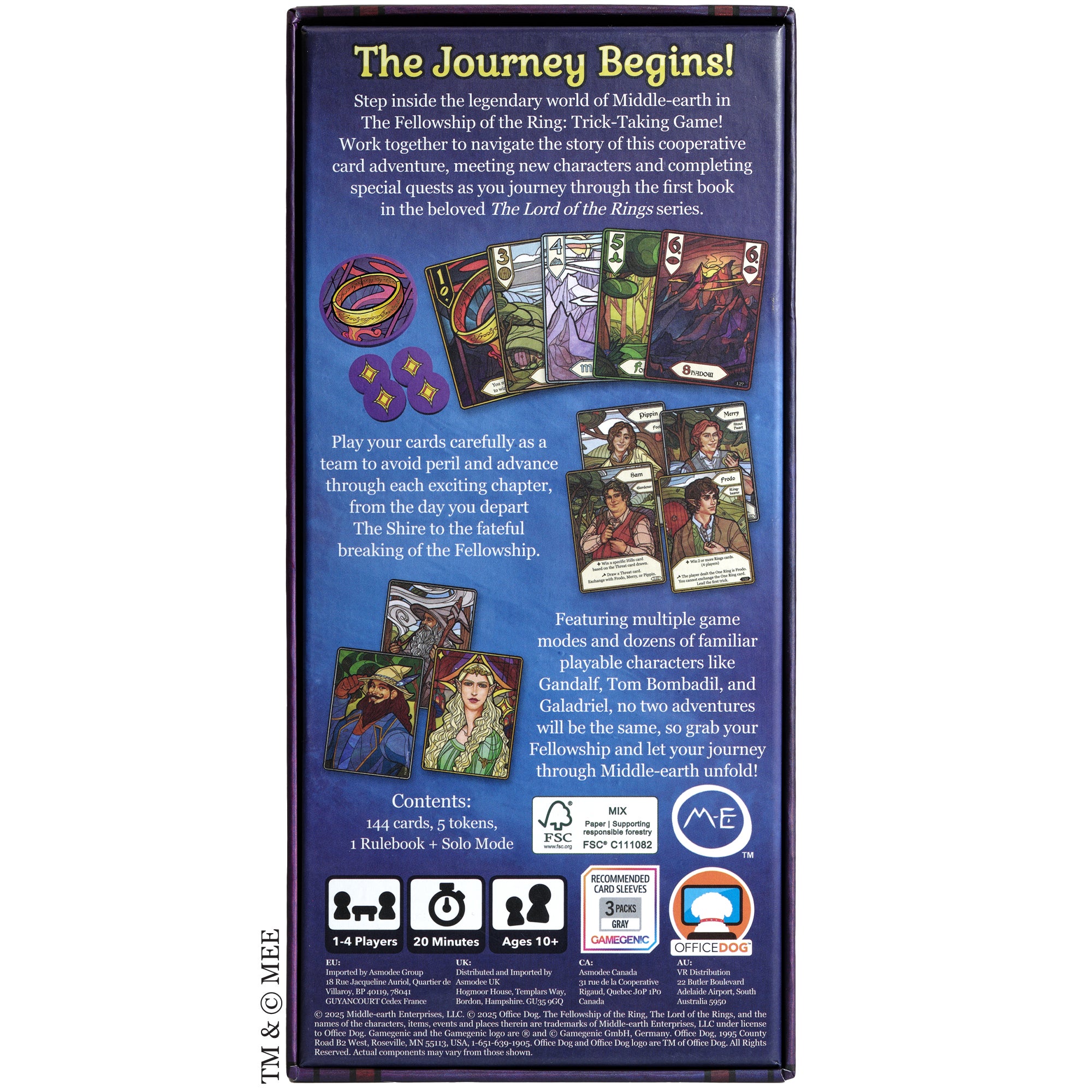 Spill Lord Of The Rings Trick Taking Game