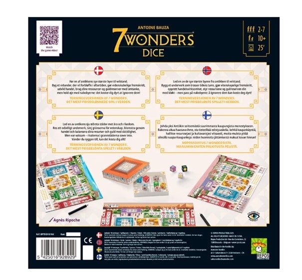 Spill 7 Wonders Dice Nordic