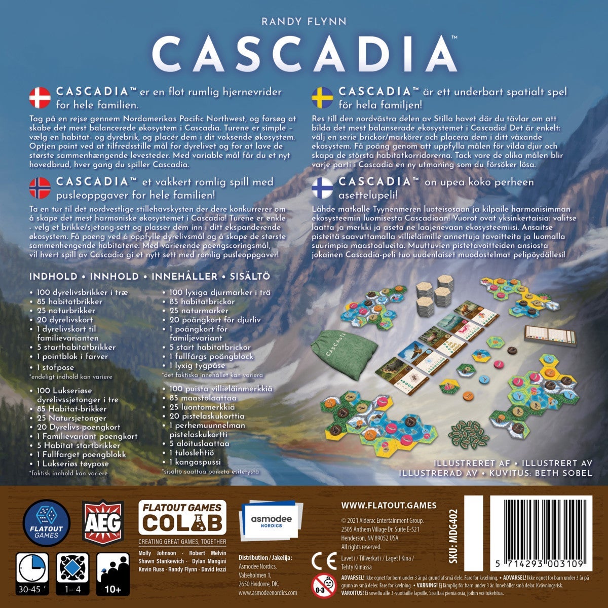 Spill Cascadia Nordic