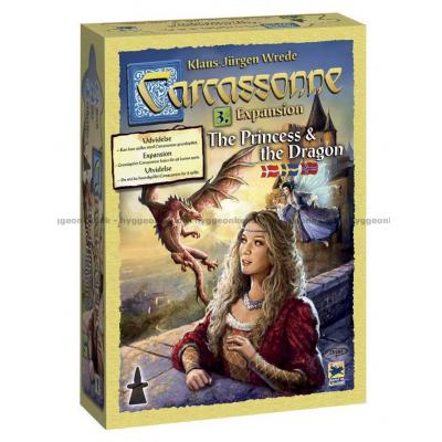 Spill Carcassonne Princess & Dragons - Utvidelse 3