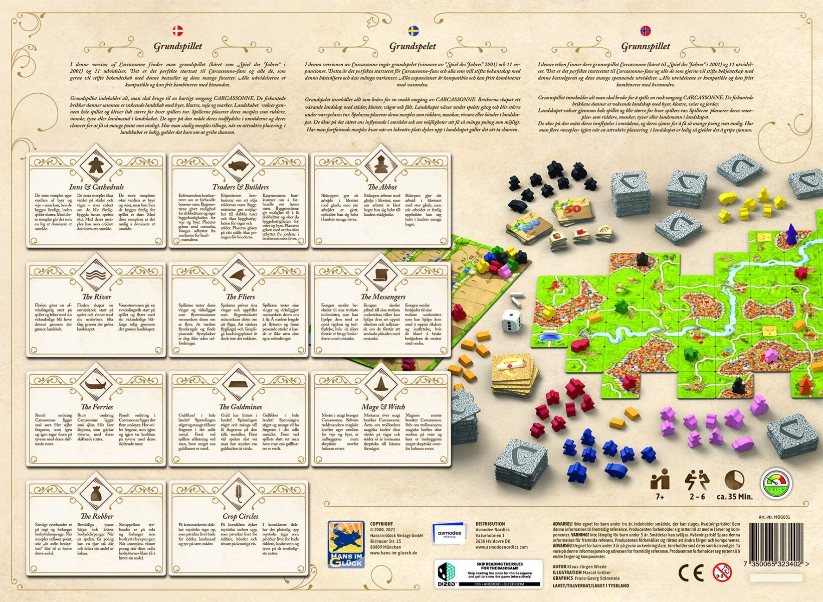 Spill Carcassonne Big Box Scandi