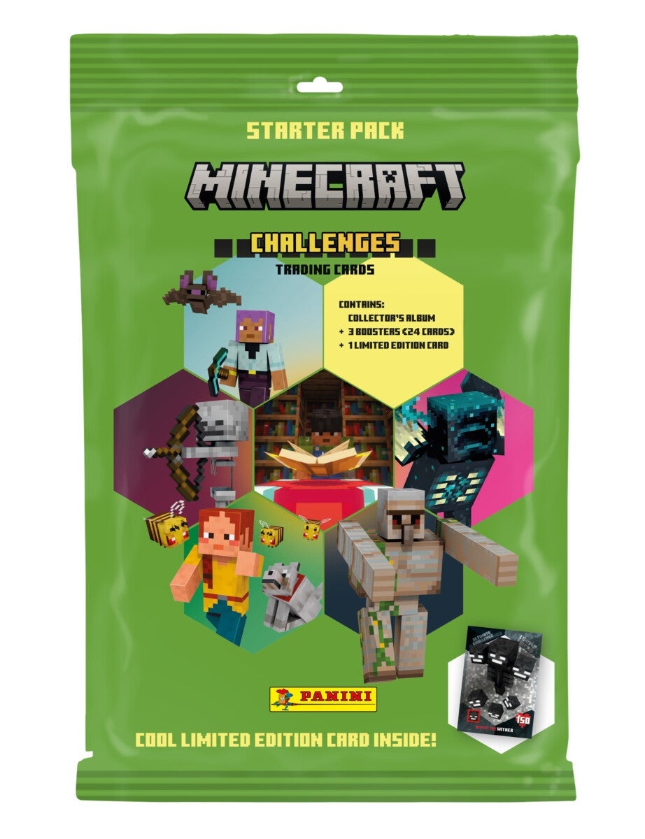 Samlekort Minecraft Challenges Starter