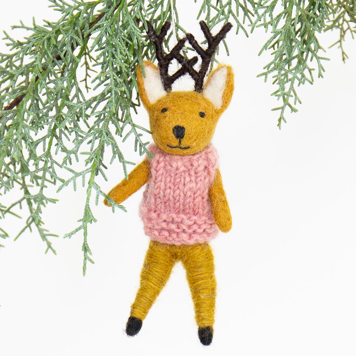 Julepynt Afroart Deer Pink Slipover