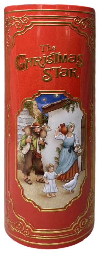 Metallboks Bok Julekrybbe