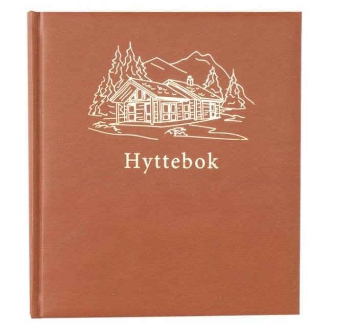 Hyttebok Fjell 21x24cm Brun