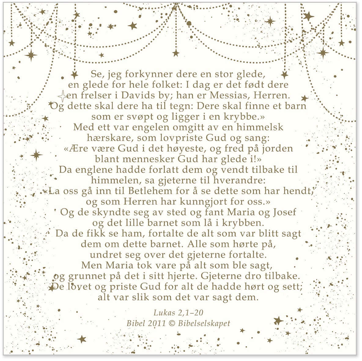 Servietter Juleevangeliet 20pk